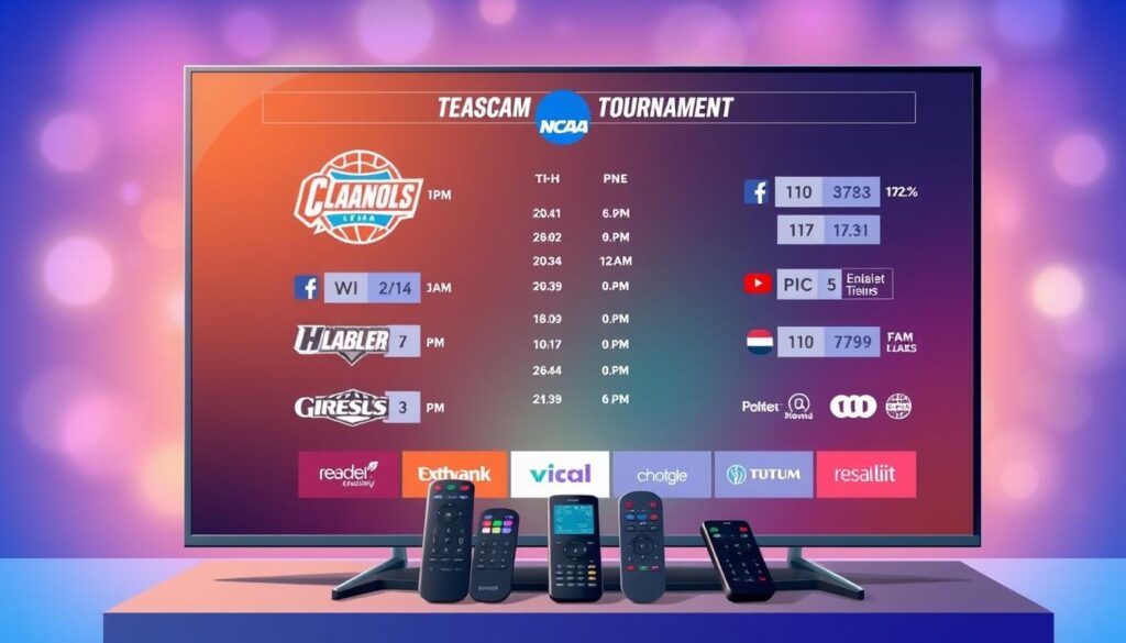 ncaa tournament TV schedule options