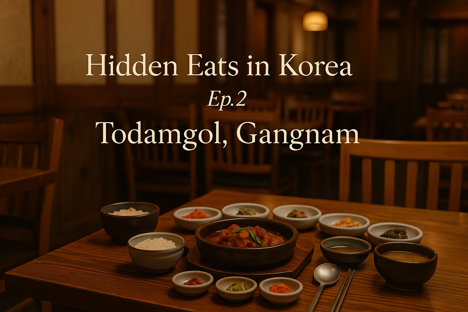Hidden Eats in Korea Ep.2 – Todamgol, Gangnam Authentic Korean Set Meal Experience 🇰🇷